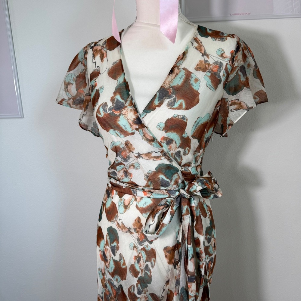 Tanya Taylor Floral‎ Maxi Dress Womens 4 - Picture 3 of 14
